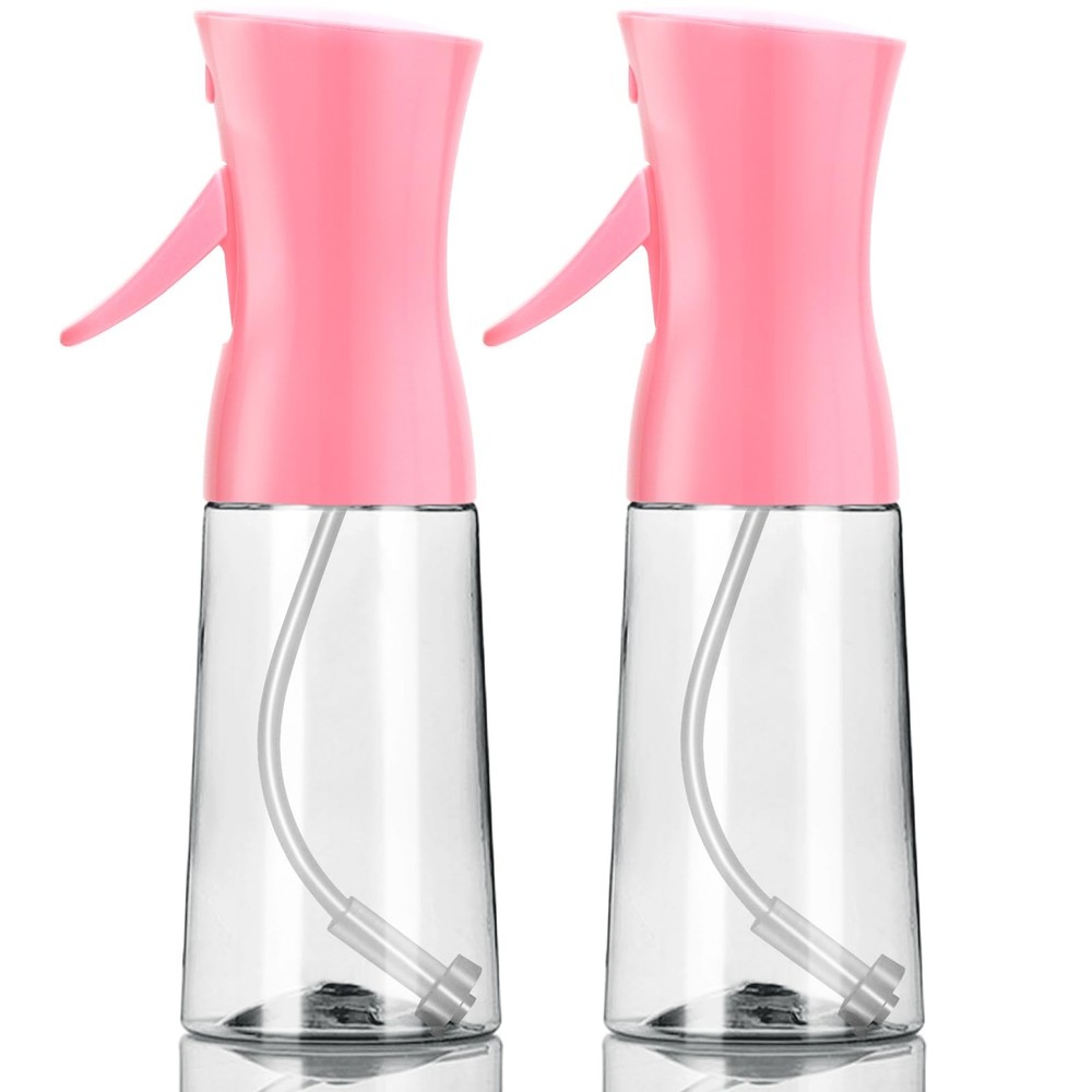 2Pack Light Pink UltraFine Continuous Mist Spray Bottles  Refillable