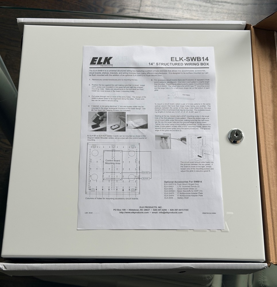 ELK - E27SYS1 - Alarm Engine E27 System Kit with Metal Enclosure and E27CB