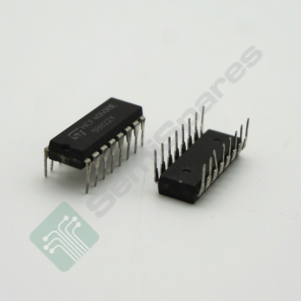 3 pcs. SGS / ST MICRO HCF4060BE IC BINARY COUNTER 14-BIT 16 DIP
