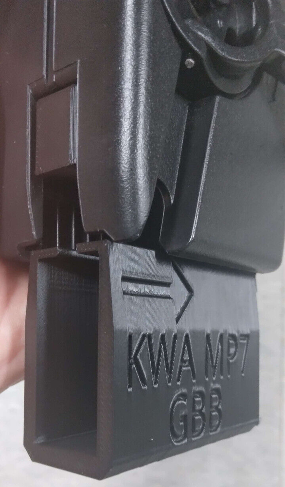KWA MP7 Airsoft GBB Odin Speedloader Adapter (Black)