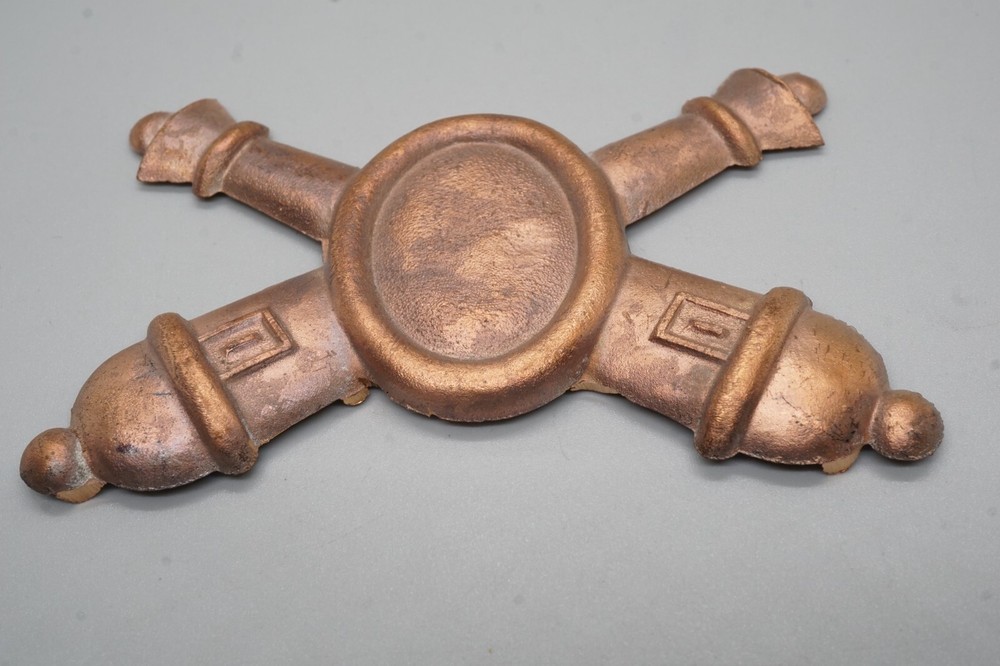 Post WWI - WWII Army Coastal Artillery Brass Paper Weight