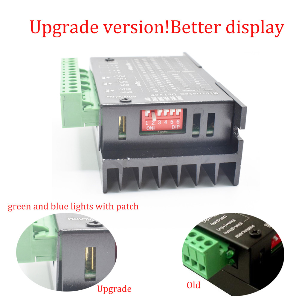 TB6600 Stepper Driver 4A Micro-Step CNC 9~40V DC Controller for NEMA23 17 Motor