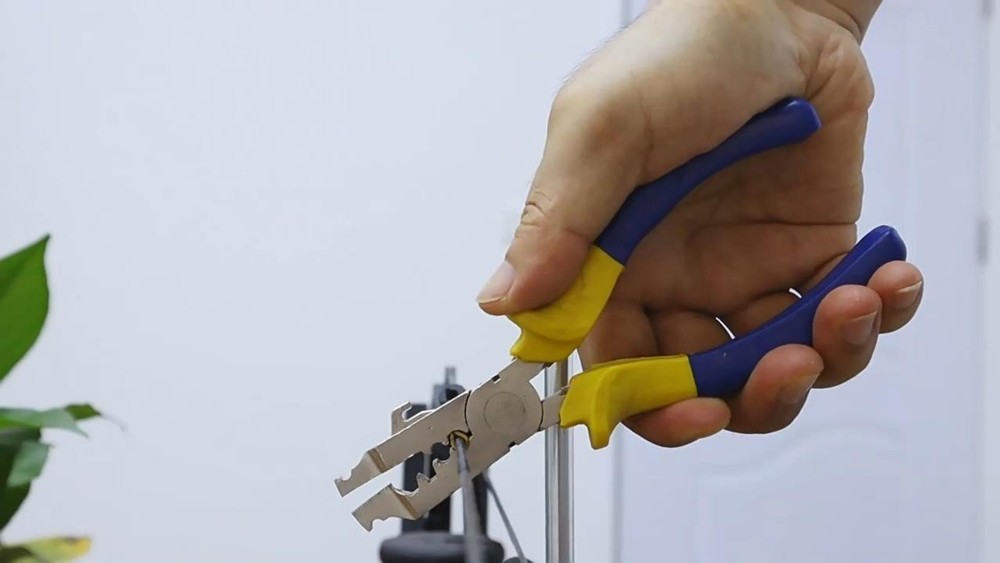 Bow String Nock Point Pliers Kit - D Loop Tool with 3 D Loop Strings & 5 Nocks