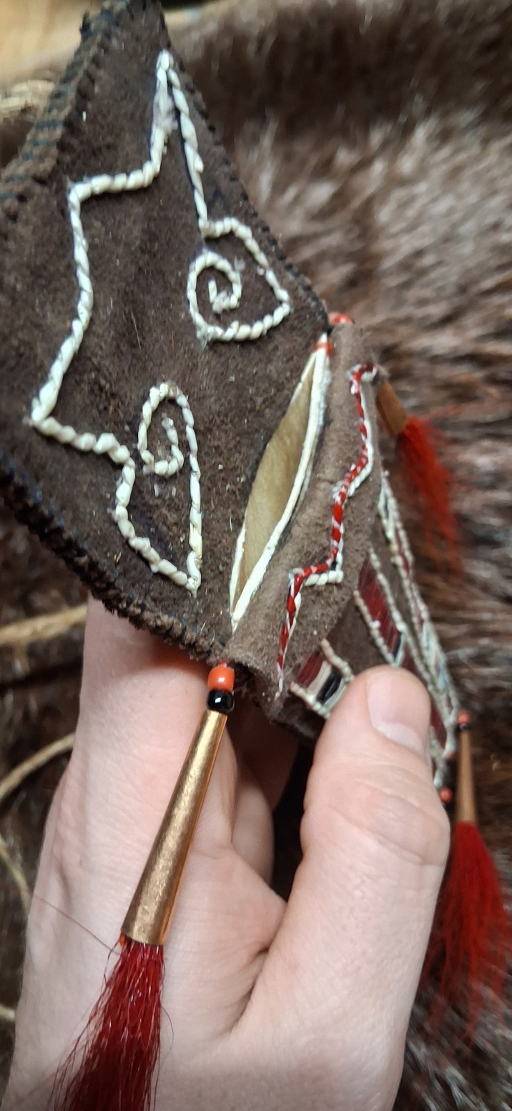 18th Century Native American Neck Knife Sheath