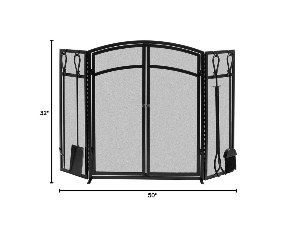 PANACEA PRODUCTS 15138 Fireplace Screen/Tools