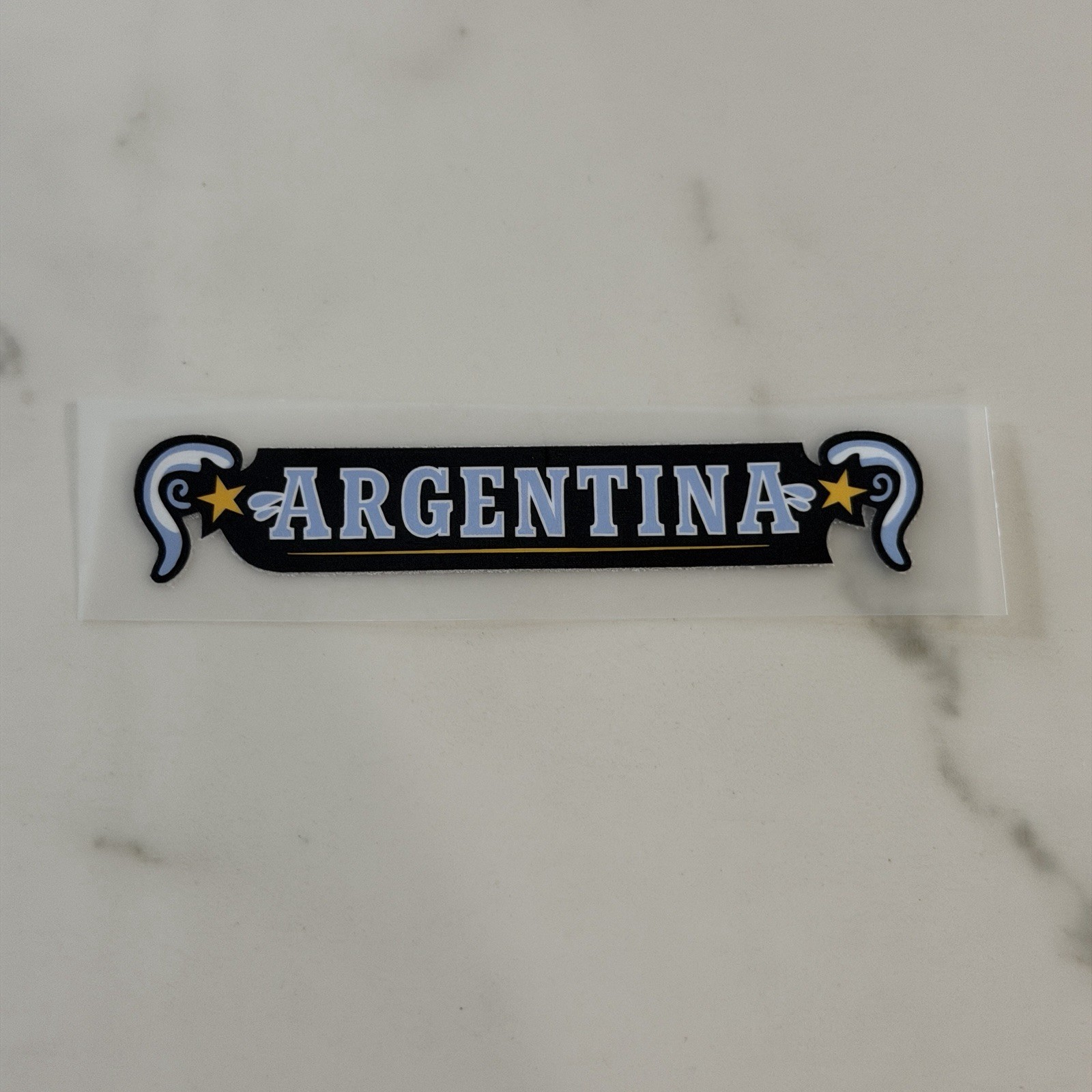 2008 Argentina Home Decal Logo Wordmark Patches Badge Parche Replacement DTF