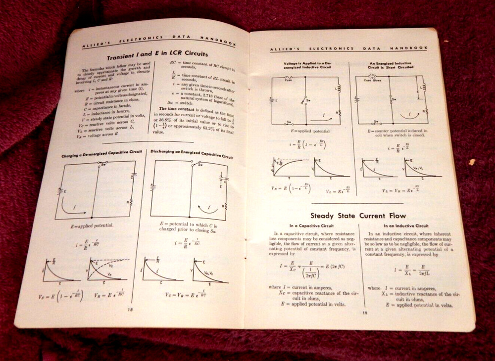 Vintage 1956 Allied's Electronics Data Handbook