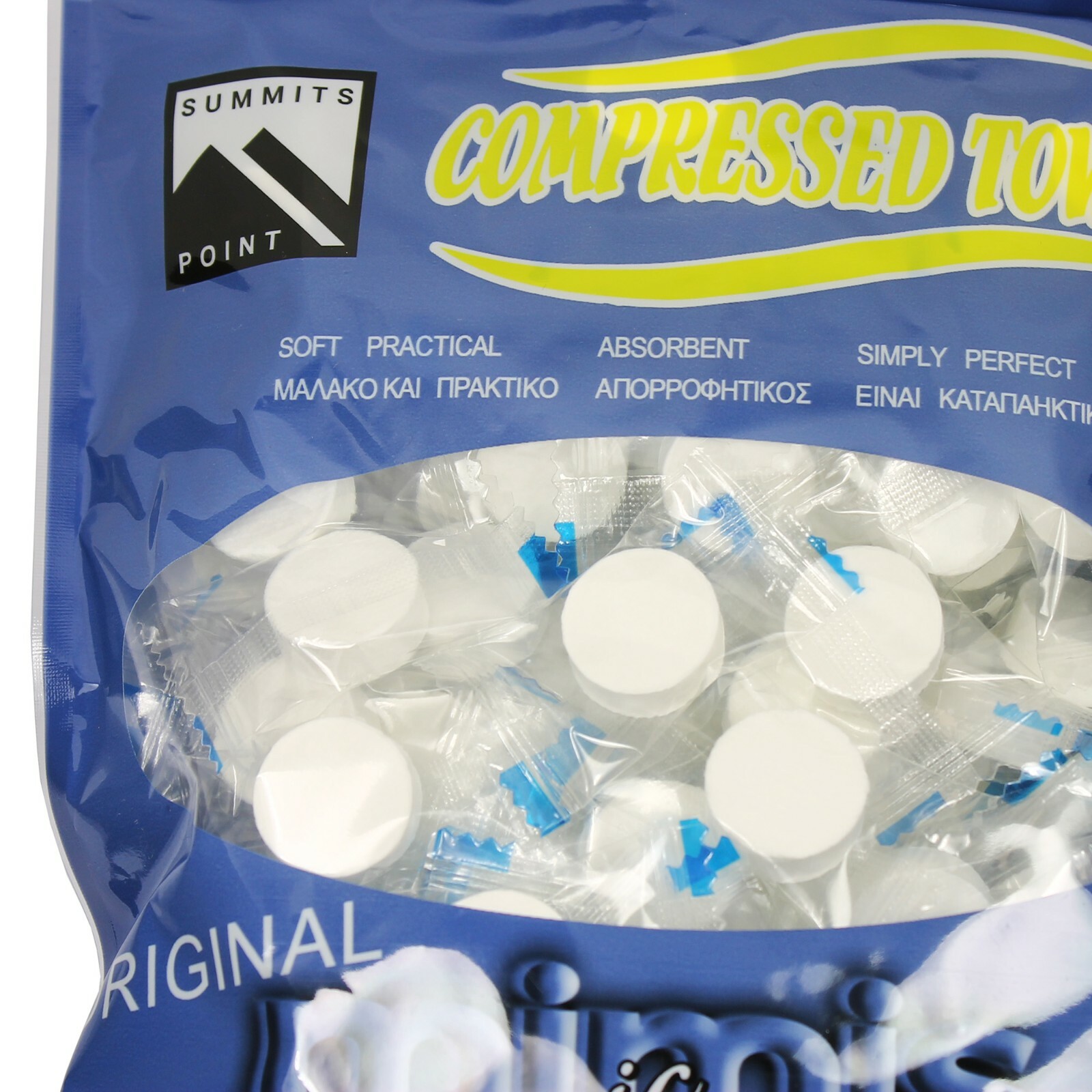 100 Pack Magic Tissue / Compressed Towel Washcloths for Travel Camping