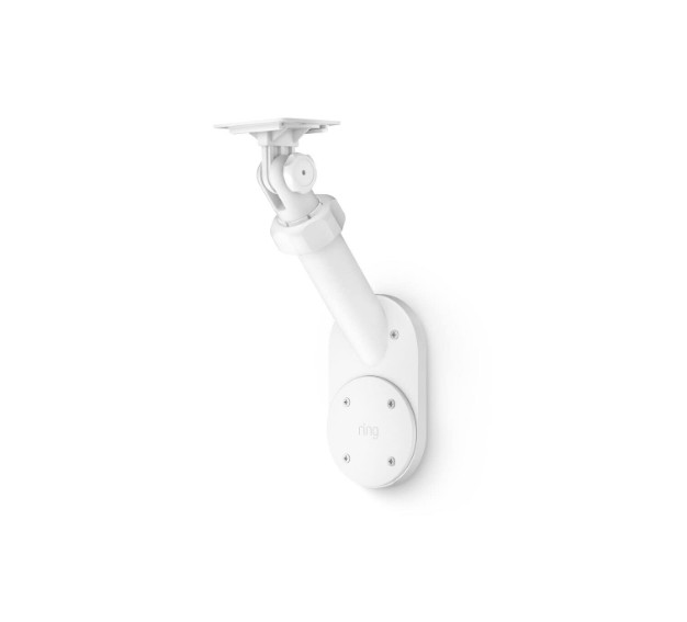 Ring Wall Mount for Cameras and Solar Panels - White