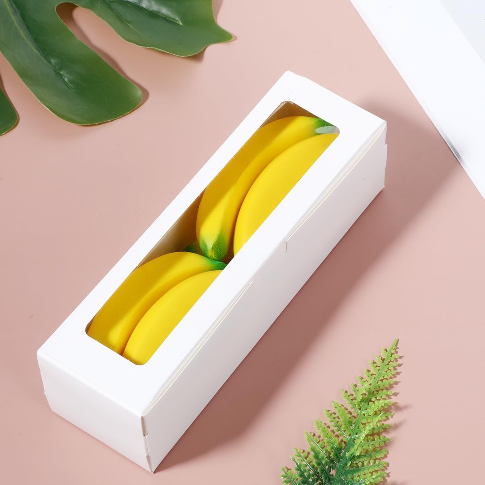 60 PCS Macaron Boxes with Clear Window Bakery Packaging Container