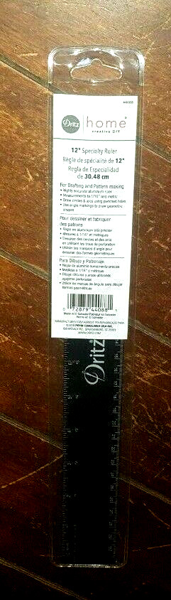 Dritz Home 12" Specialty Ruler: For Drafting & Pattern Making - Item #44088