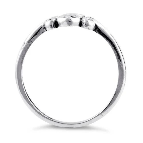 925 Sterling Silver Swirl Ring