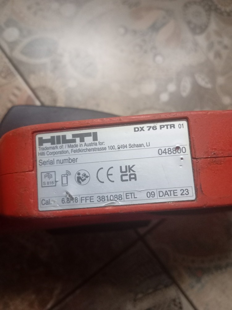 HILTI DX 76 PTR