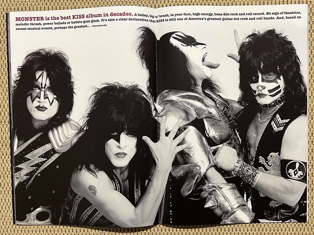 KISS Monster MonsterTour 2013 Tour book Program Kruise Ad Discography Demon Gene