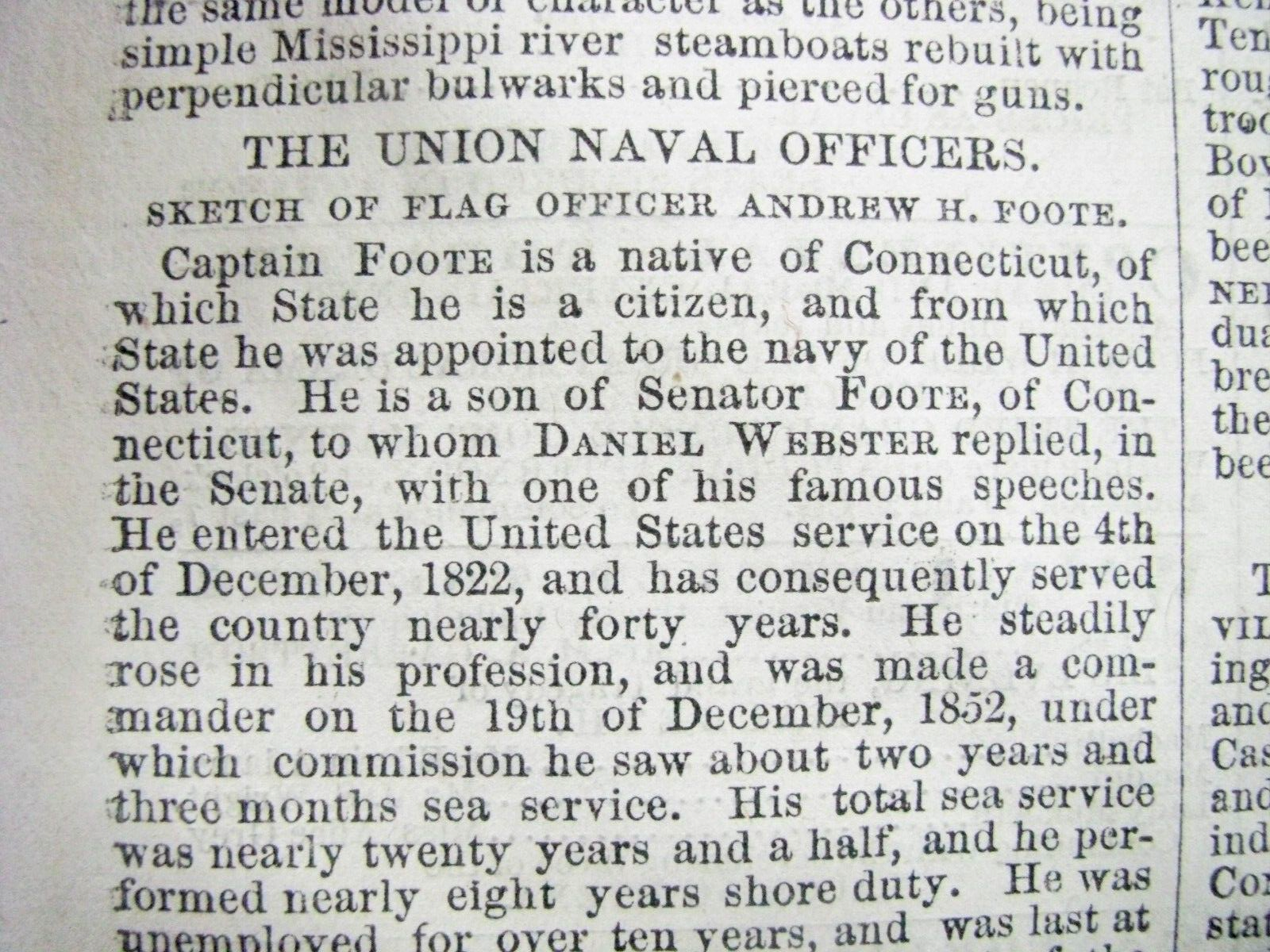 FORT HENRY KENTUCKY & DONELSON BATTLES CIVIL WAR ILLUS MAP NEWS