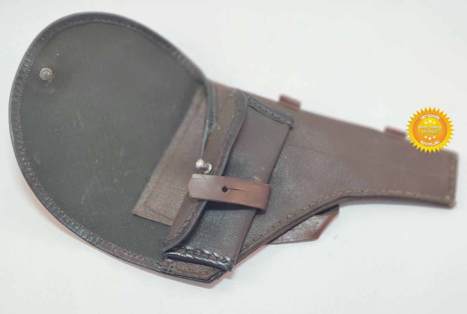 Nagant Revolver Holster WW2 Original USSR Soviet Army Leather Tarpaulin Rare New