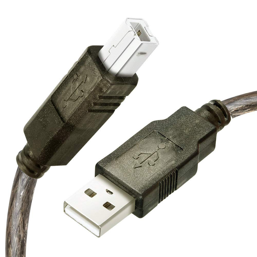 Long USB Printer Cable 40 Ft, USB 2.0 Type a to B, High-Speed Printer/Scanner Co