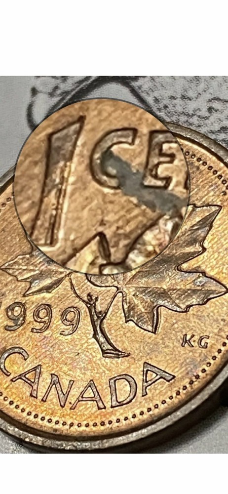 ERROR 1 CENT CANADA 1999