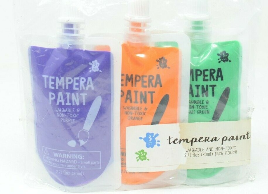 Tempera Paint Pouches-3 Pack