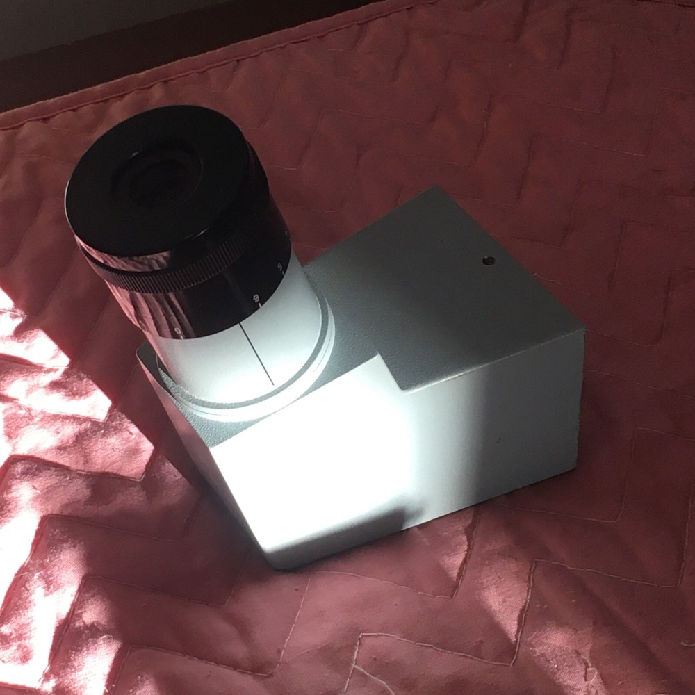Grey Surgical Microscope Eyepiece Attachment Focusable Monocular Maybe Zeiss?