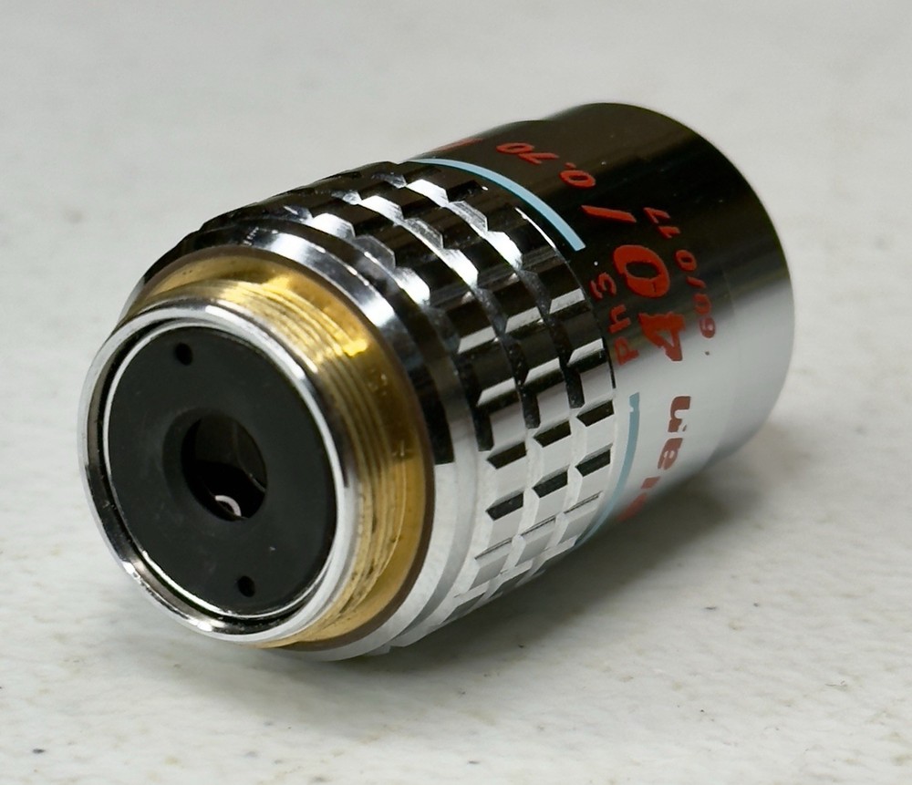 Nikon Ph3 Plan 40X Phase Contrast Microscope Objective