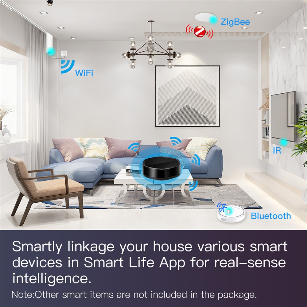 MOES WiFi IR Smart Universal Remote Controller With 2in1 Multi-Mode Hub Gateway