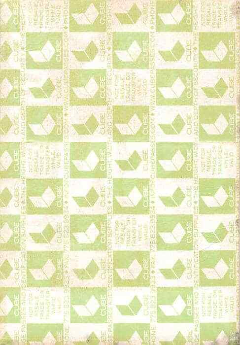 Neil Young Backstage Pass Yellow VIP Cloth Variant