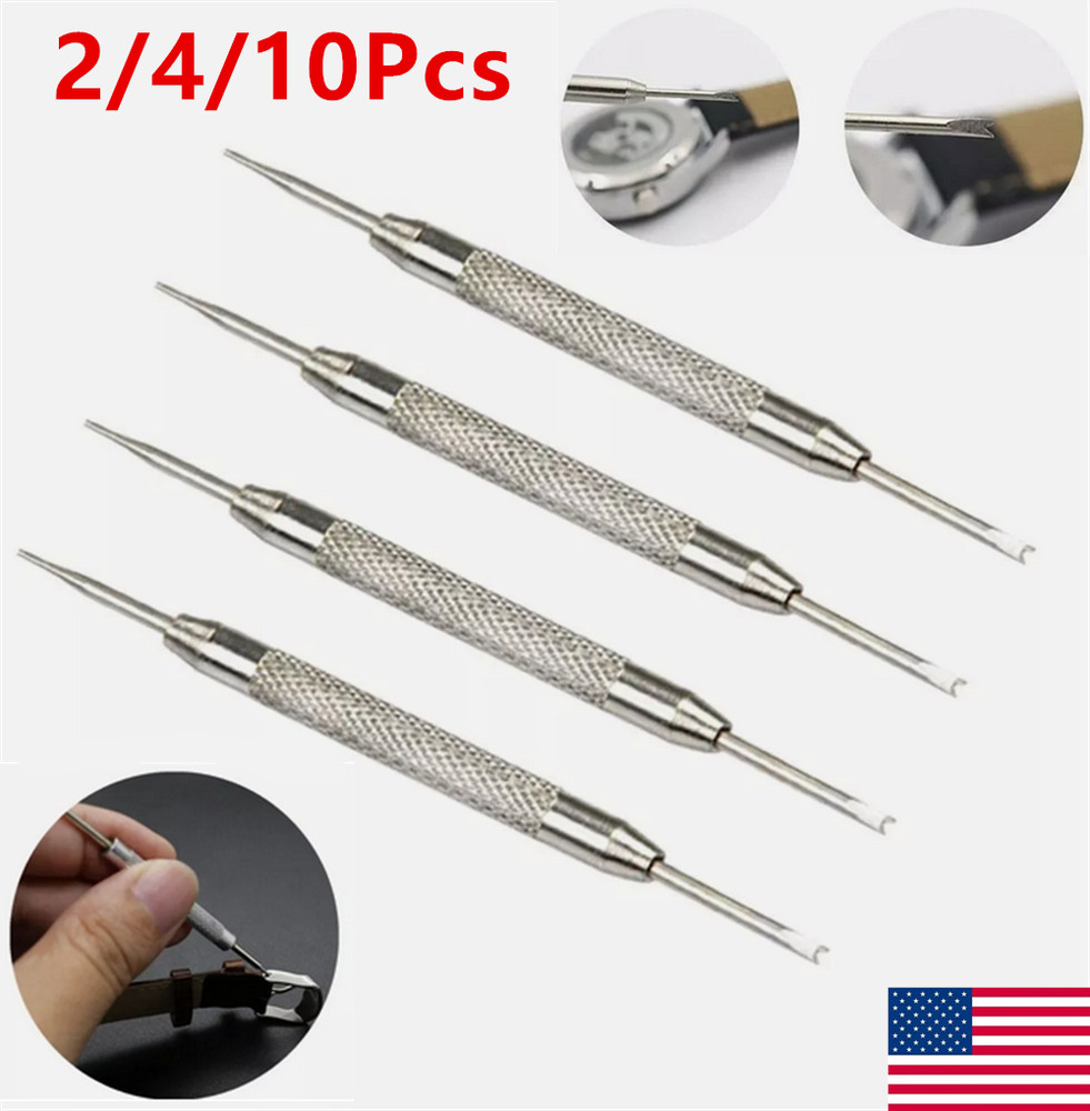 2-10Pcs Spring-Bar-Tool Pin Strap Link Remover Tool for Watch Straps & Bracelets