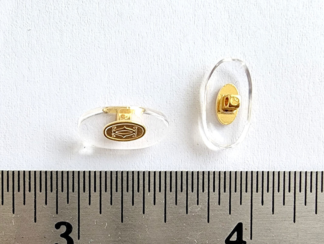 NEW! Cartier Glasses Nose Pads Replacement - Small Size + Free Screwdriver