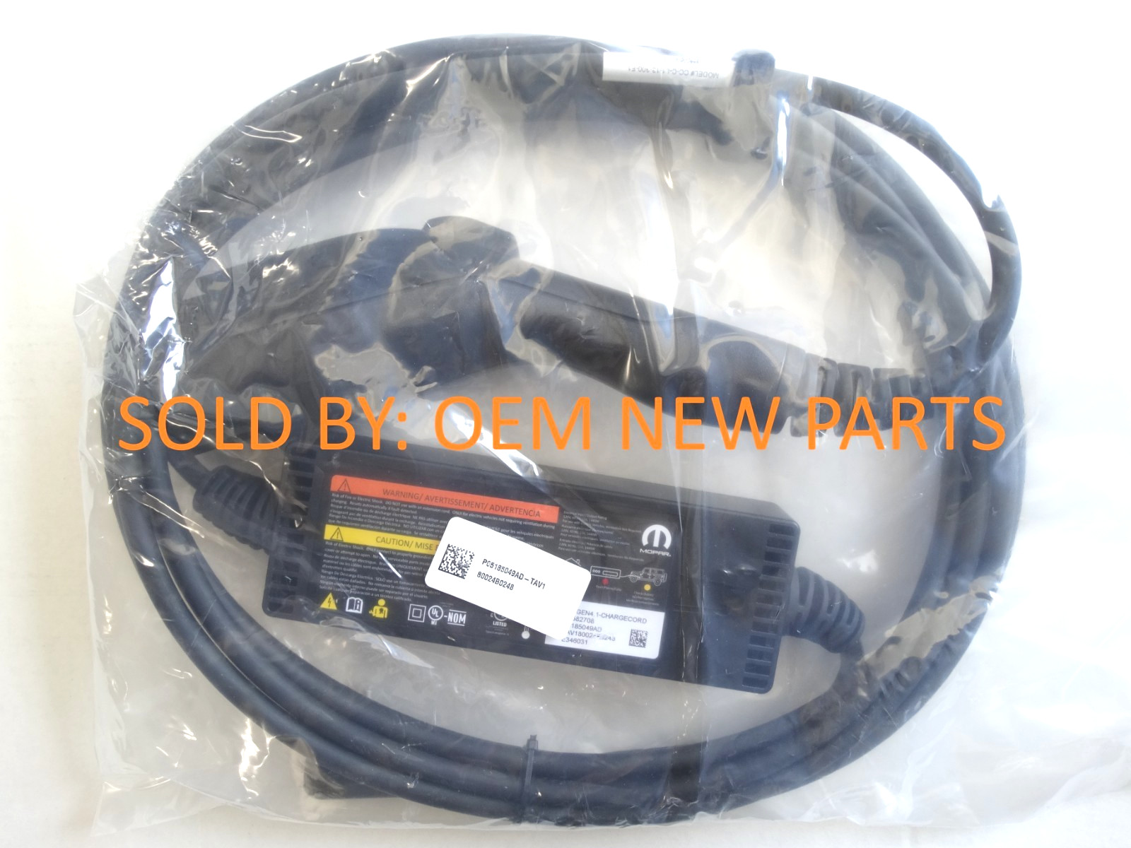 MOPAR 2024 2025 Jeep Wrangler 4XE Electric EV Charger Genuine OEM 05185049AD