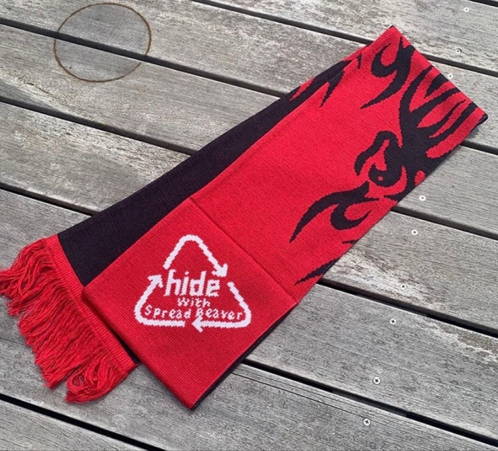 hide OFFICIAL GOODS Insert knit muffler
