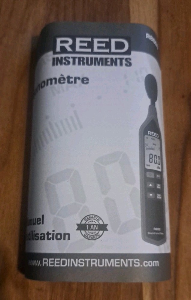 Reed Instruments R8060 Sound Level Meter Digital Analog Bargraph