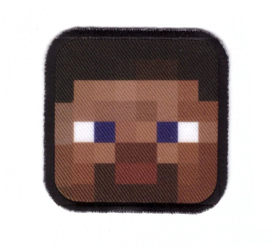 Zombie Face Mine crafter Patch Sew on [sub]