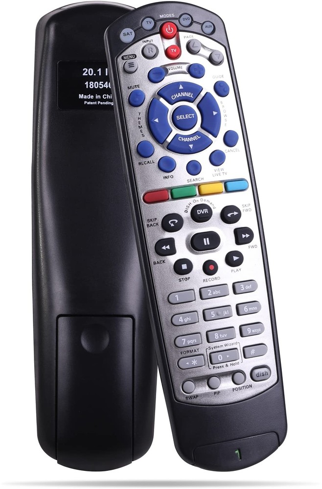 New IR Remote Control for Dish Network 20.1 Satellite Medium, Black