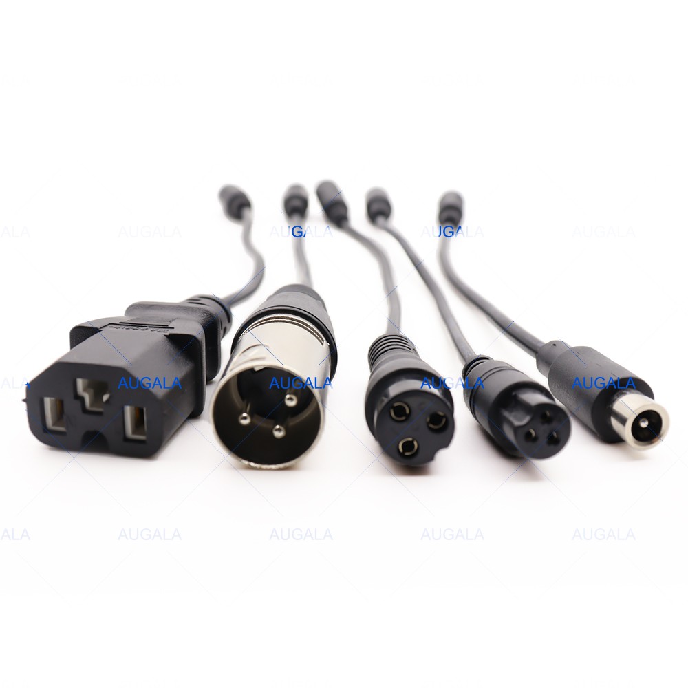 Ebike Scooter Battery Charger Conversion Adapters For 5.5x2.1mm DC Plug Charger