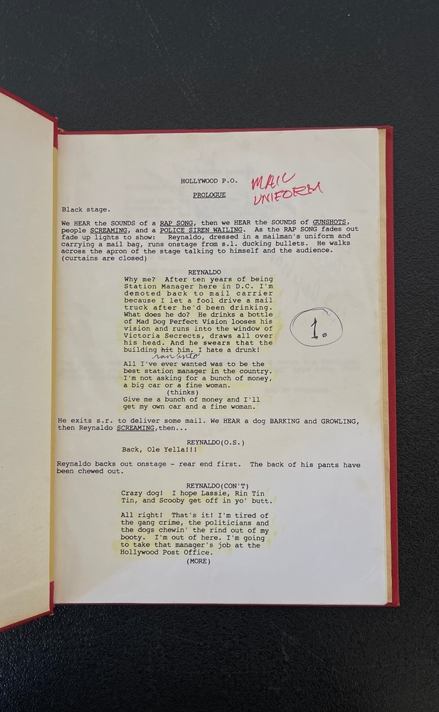 Sanford - Reynaldo Ray Original Script with Hand Annotations