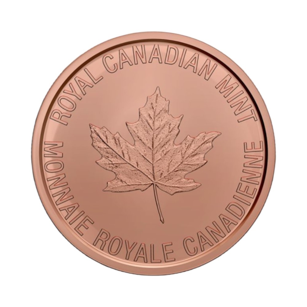 Canada Royal Mint Security Prototype Test Token Coin - Copper, 2021