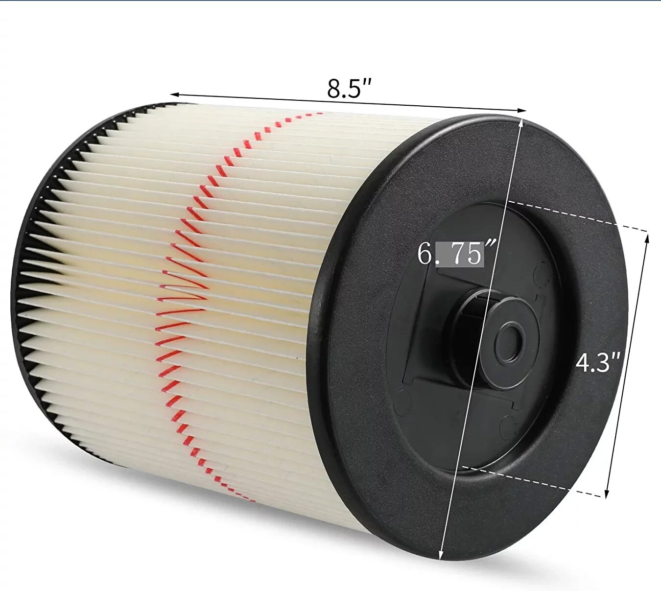 17816 Filter Replacement Cartridge for Craftsman Shop Vac Wet Dry Air Filter Fit