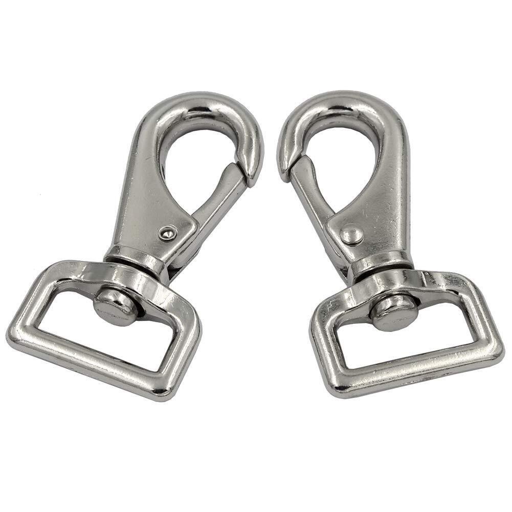 5 packs Metal Heavy Duty 1 inch Trigger Swivel Eye Bolt Snaps Fastener Horse Bla