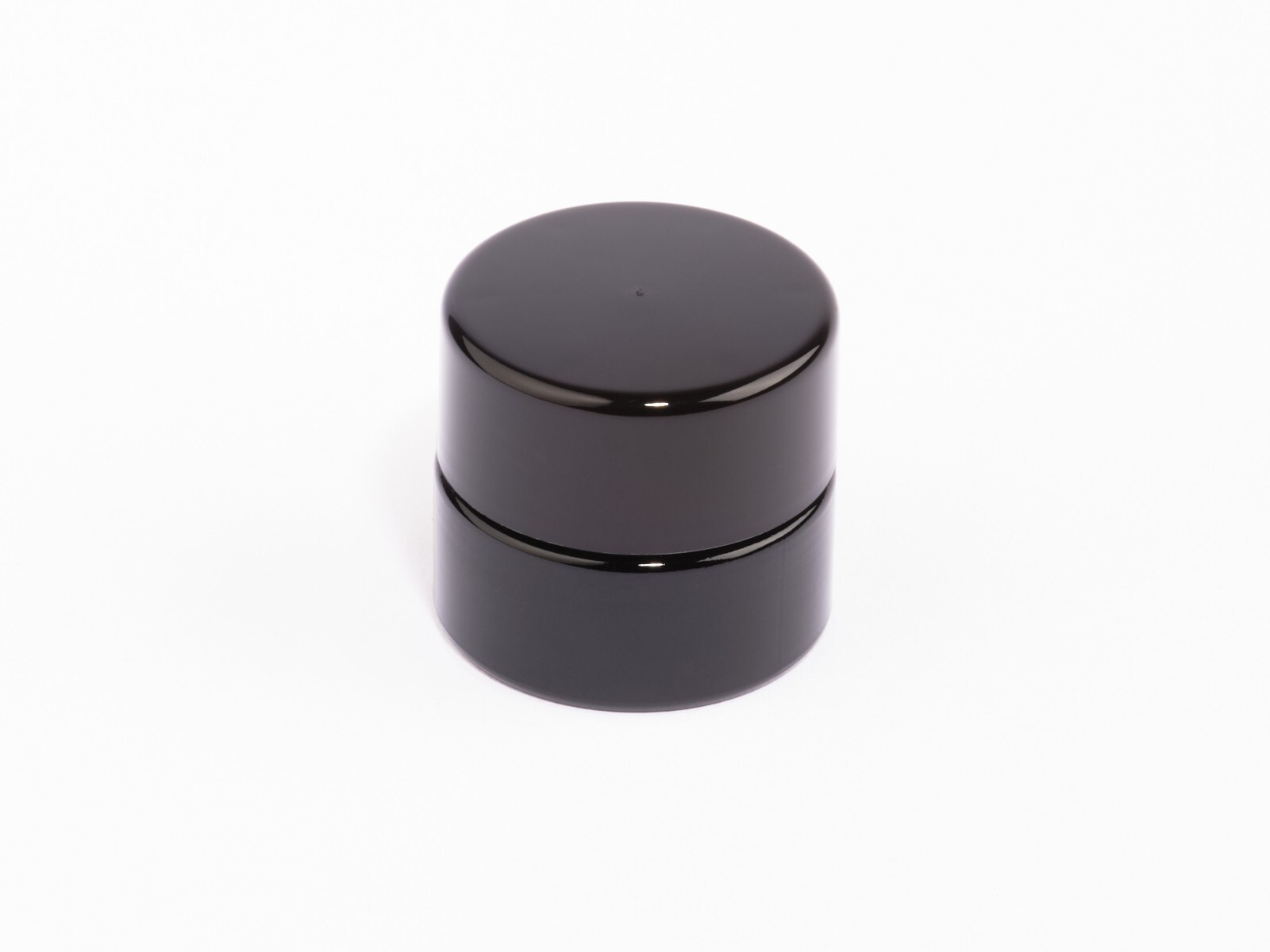 (95 count) 5 ml Round UV-Miron Glass Jar with Regular Black Closure