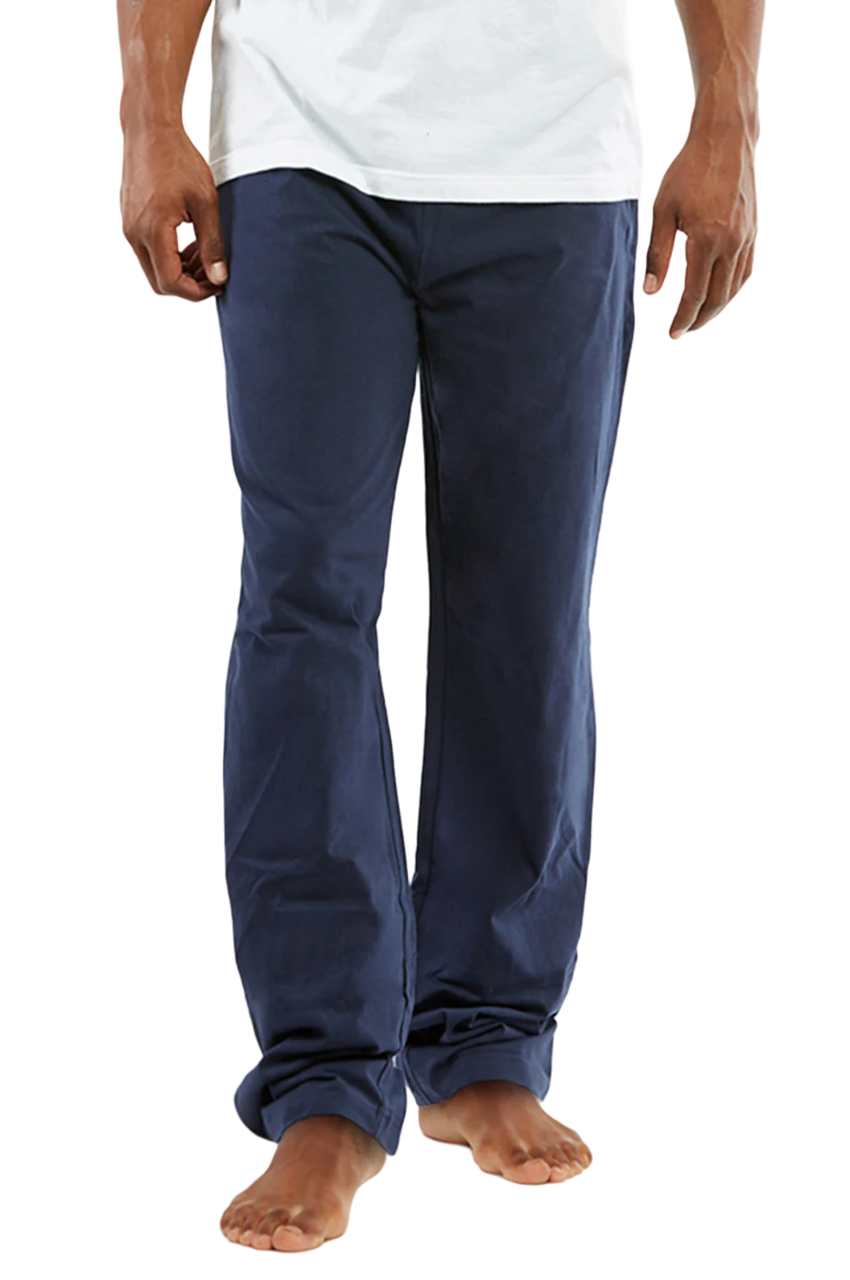 Mens Cotton Comfy Causal Lounge Sleep Pajamas PJ w/ Pockets Knit Pant S M L XL