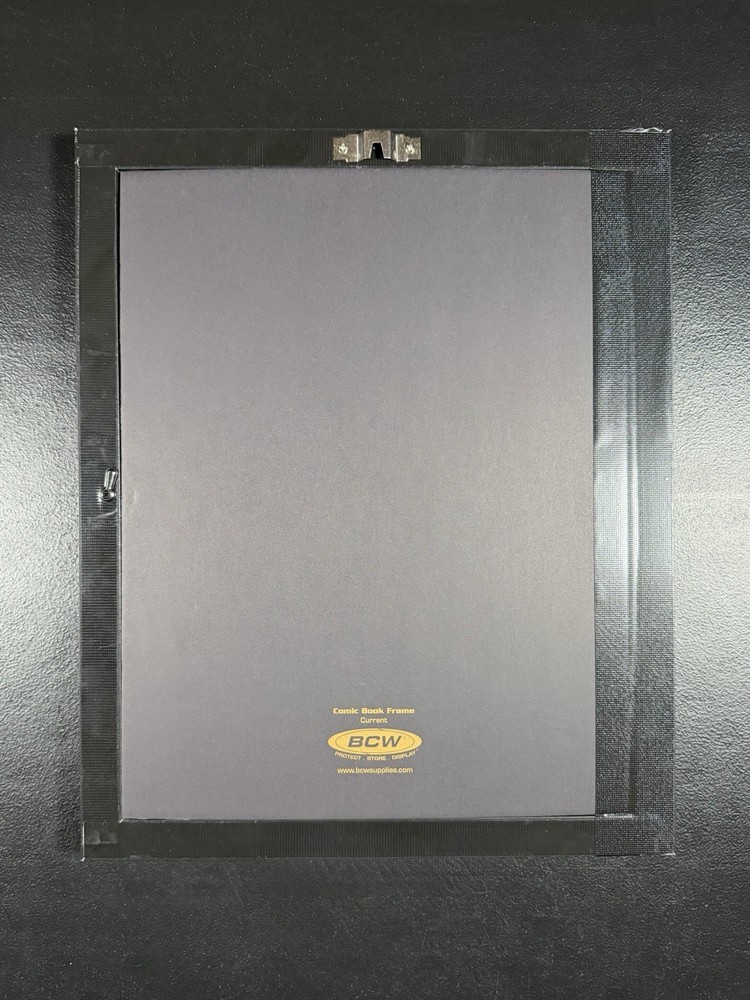 (2 Pack) BCW Comic Book FRAME - MODERN CURRENT Size Black Wood Polycarbonate