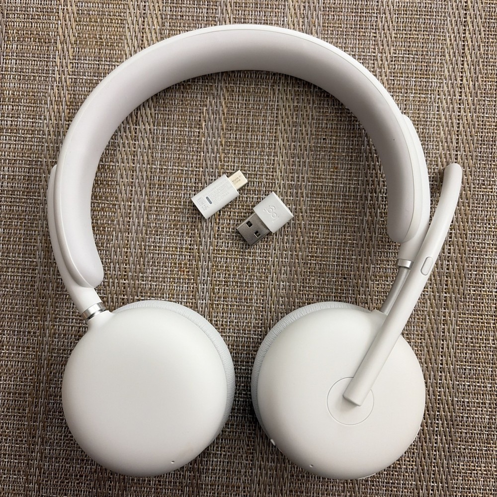 Logitech Zone Wireless 2 Microsoft Teams Certified - White Color With Receiver