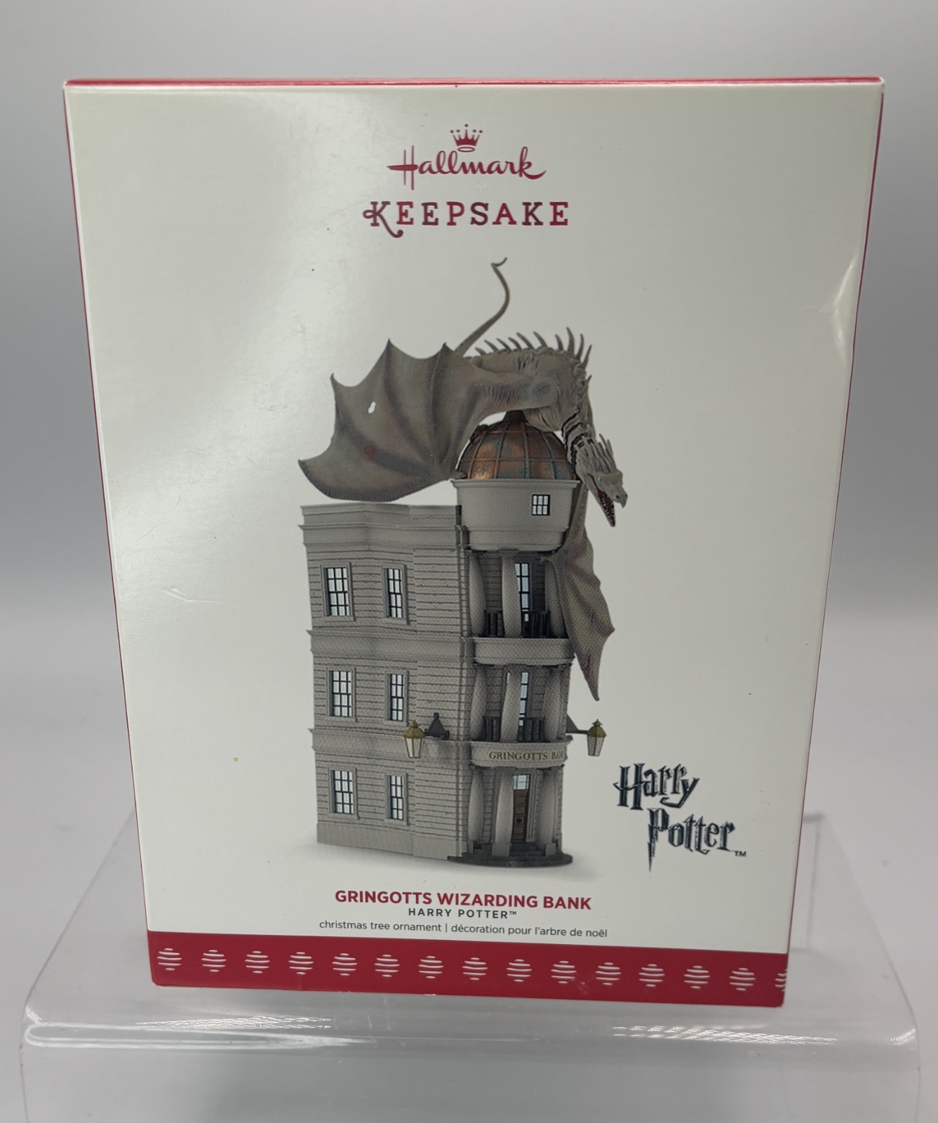 2017 Hallmark Gringotts Wizarding Bank Harry Potter Dragon NEW IN BOX (R4)