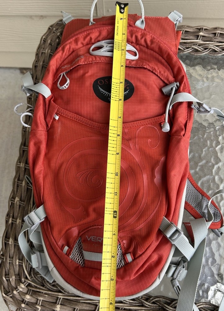OSPREY "Verve 10" Hydration Pack ***BLADDER INCLUDED** Red