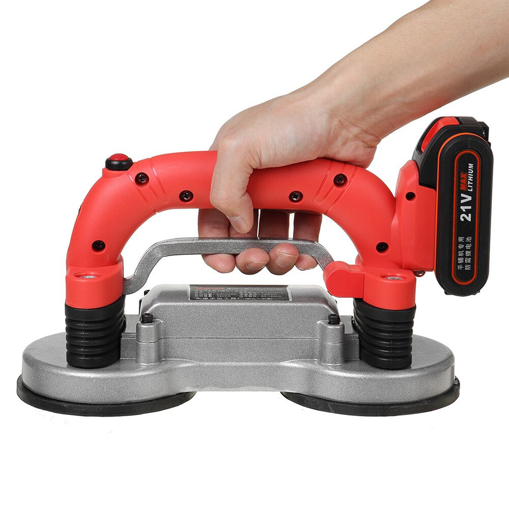 Automatic Tile Machine Tiles Vibrator Floor Vibrator Leveling Tool w/ 2 Battery