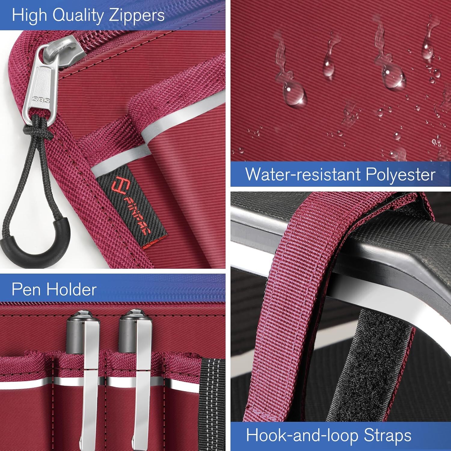 Wheelchair Side Storage Bag with Cup Holder for Power Wheelchairs, Walkers