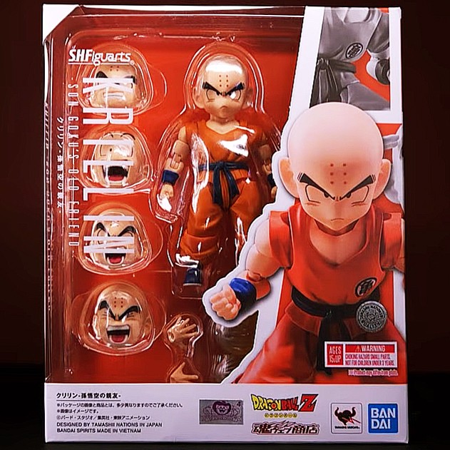 In-Stock Bandai S.H.Figuarts Krillin -SON GOKU’S OLD FRIEND- "Dragon Ball Z"