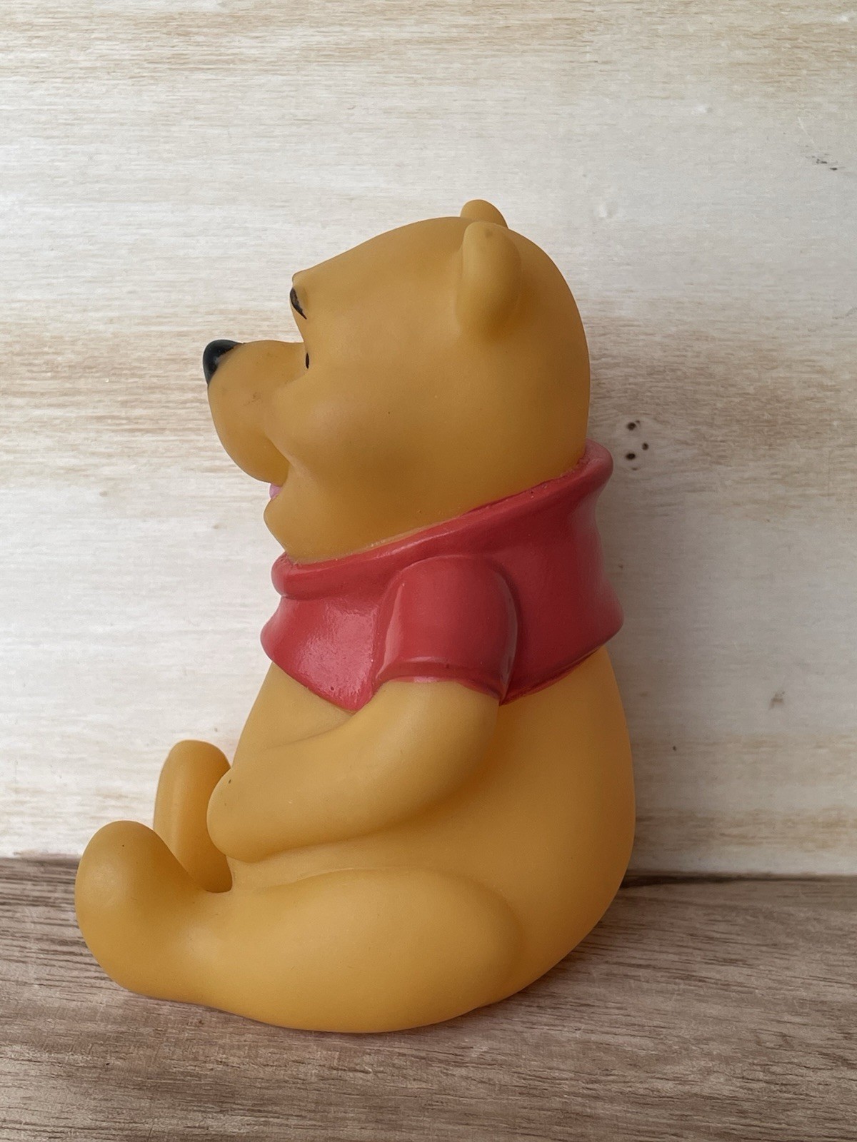Vintage 90s Disney Winnie the Pooh Bear Squeaky Baby Toy The First Years