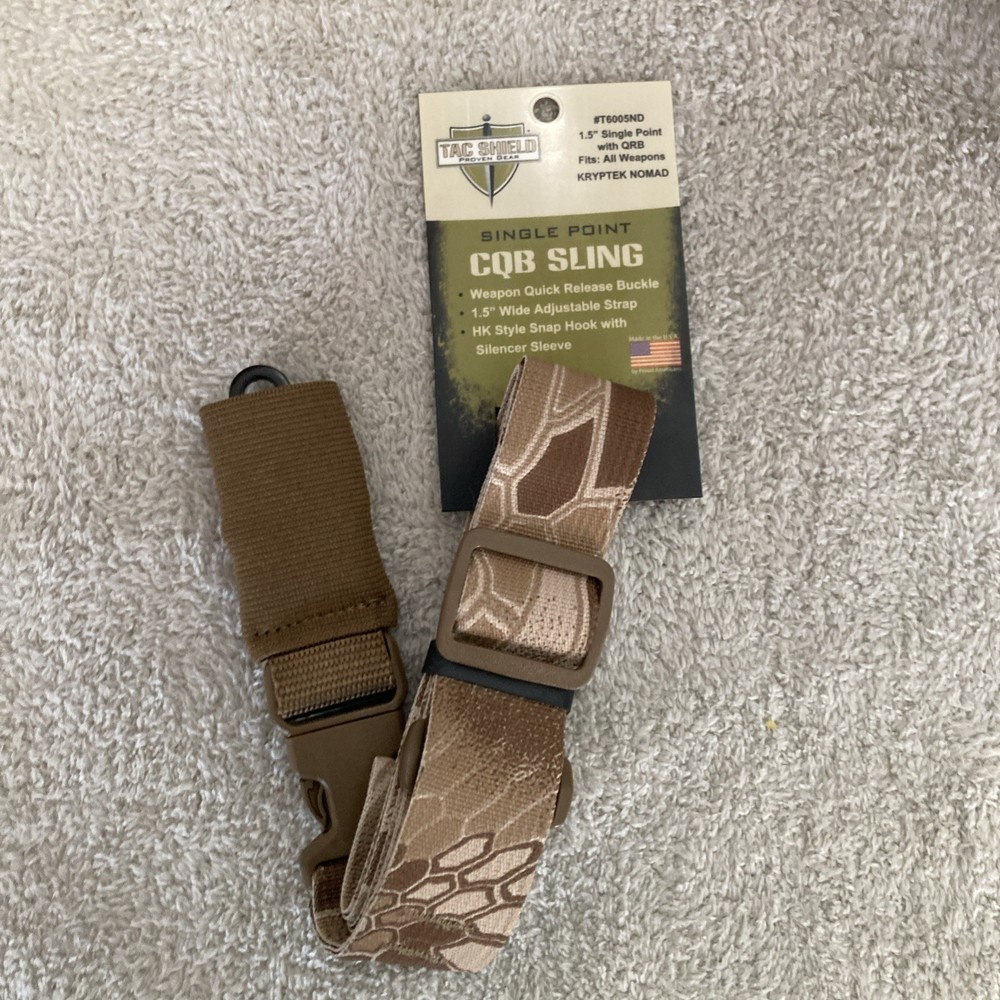 Tac Shield Tactical 1.5 in Single-point CQB Sling Kryptek Nomad